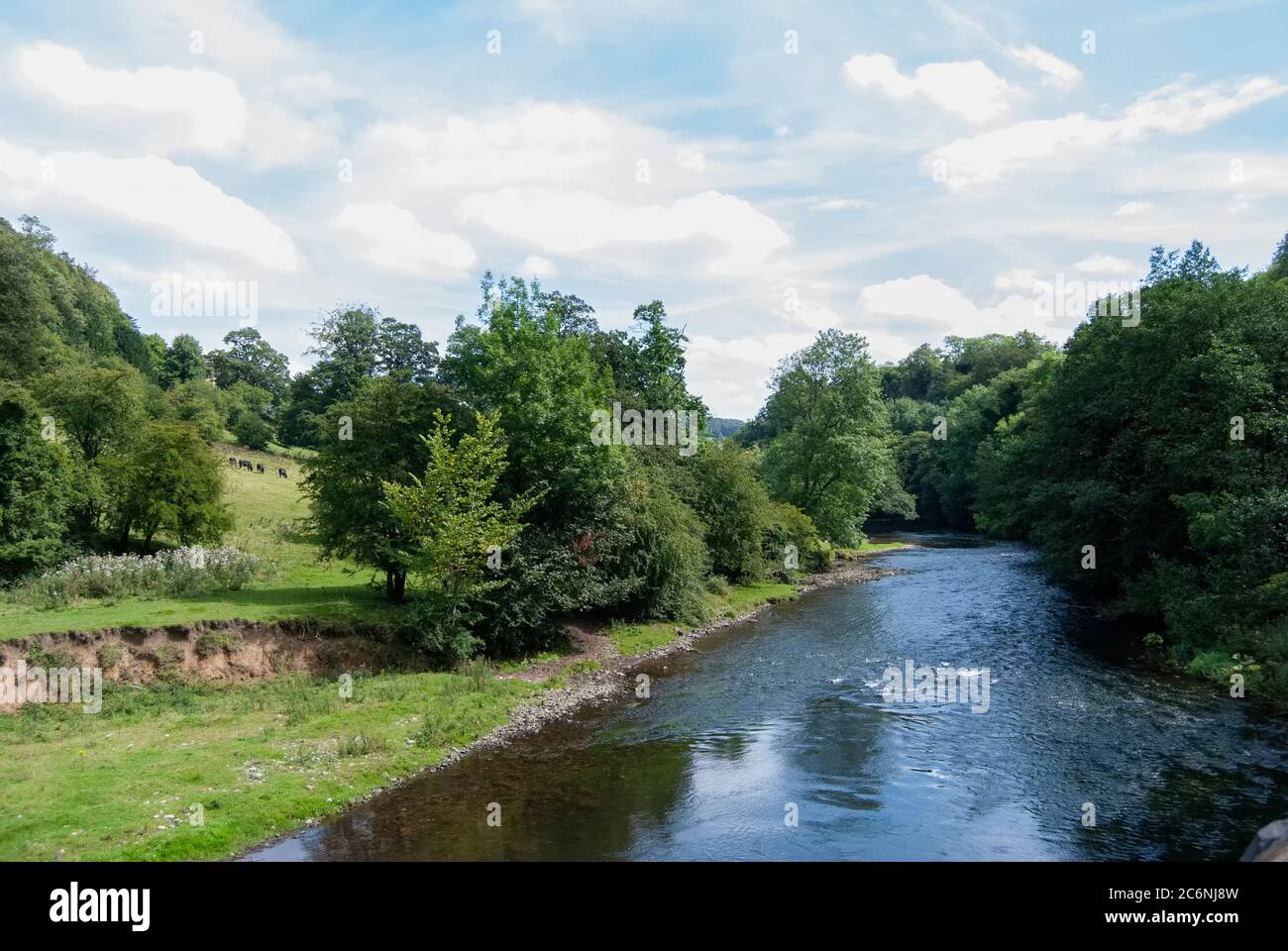 The historic Masson Mills near Matlock in Derbyshire, UK Stock Photo ...