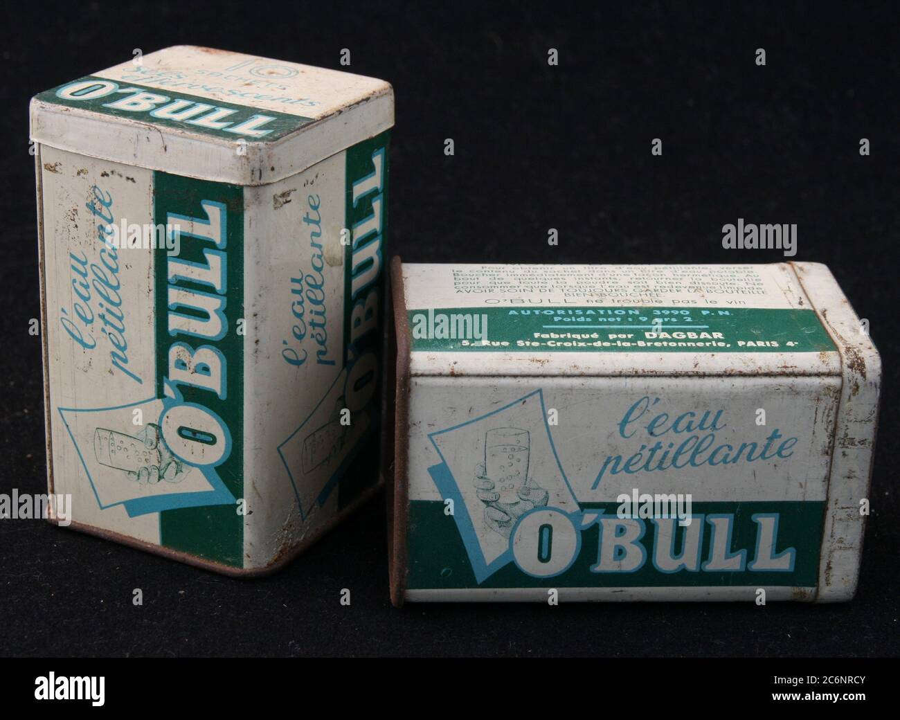 Boites de sachets d eau petillante O Bull vers 1950 Stock Photo Alamy — free download