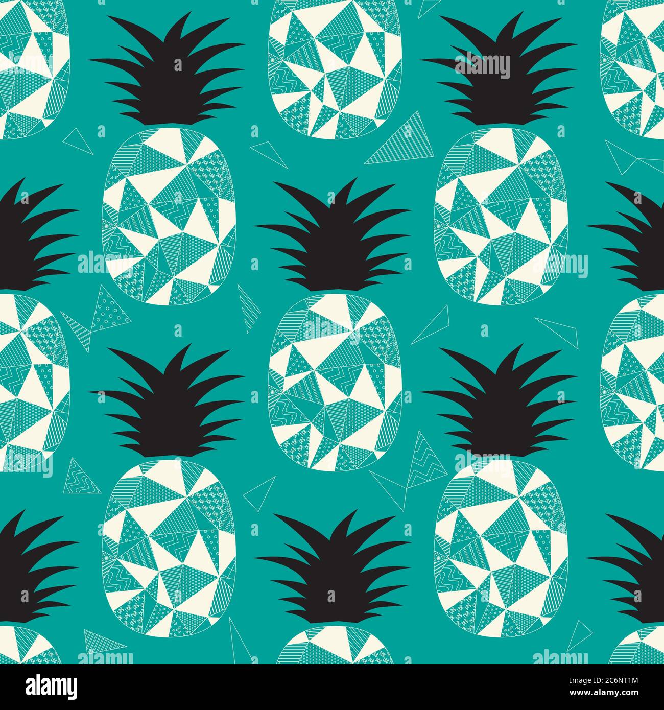 Pineapple seamless pattern vector illustration Stock Vector Image & Art ...