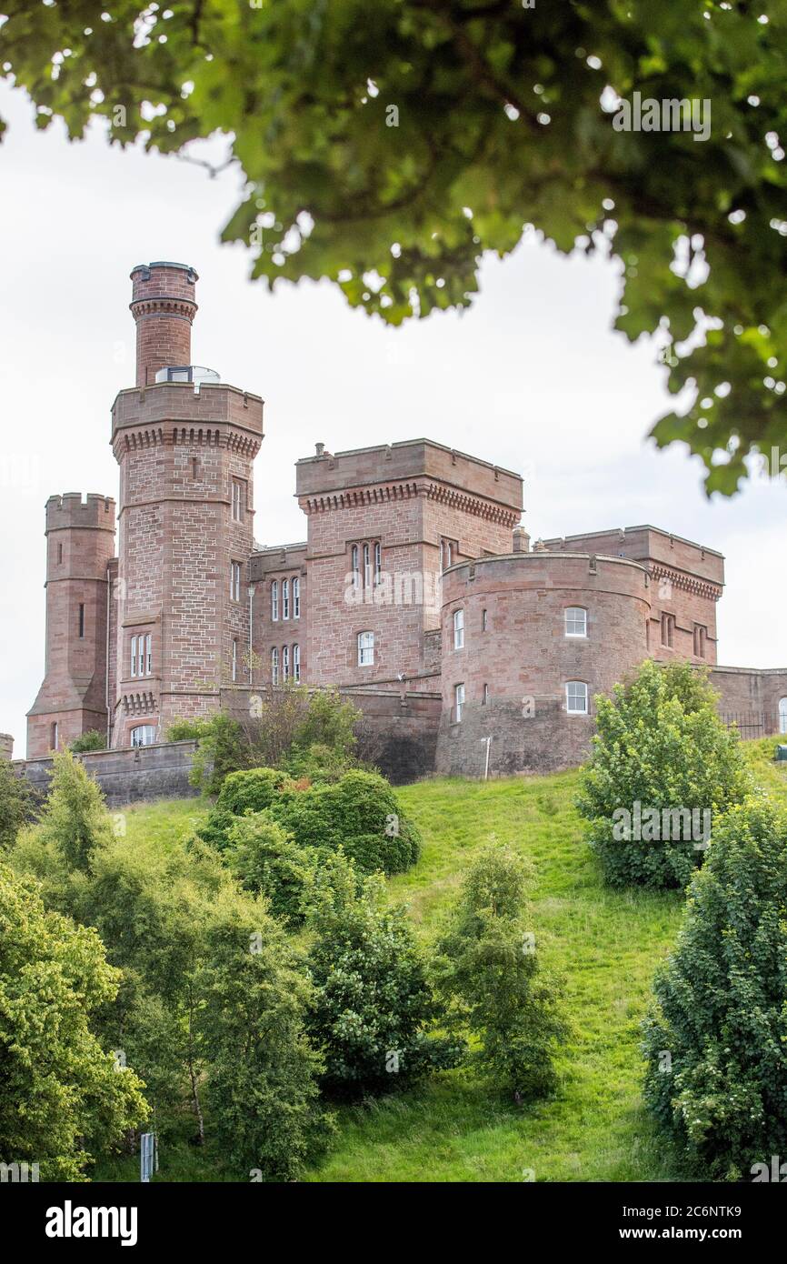 Inverness Castle and former Sheriff Court, Inverness Stock Photo Alamy