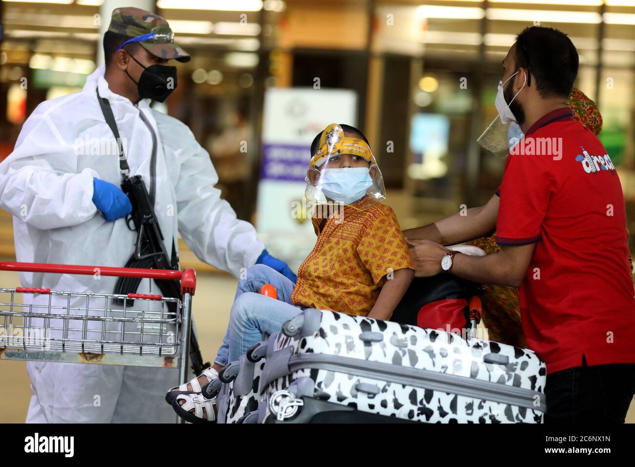 Dhaka, Bangladesh July 10, 2020 Denied entry to Italy, Bangladeshi