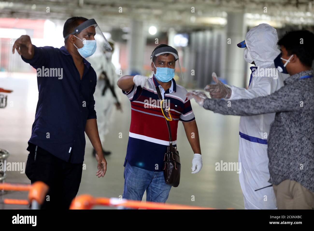 Dhaka, Bangladesh July 10, 2020 Denied entry to Italy, Bangladeshi