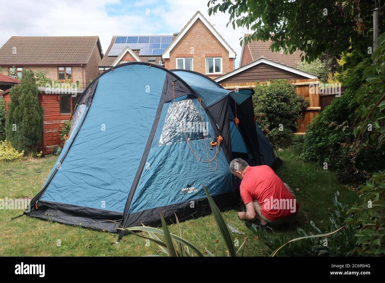 Camping Holiday Uk Tent Family High Resolution Stock Photography And Images Alamy