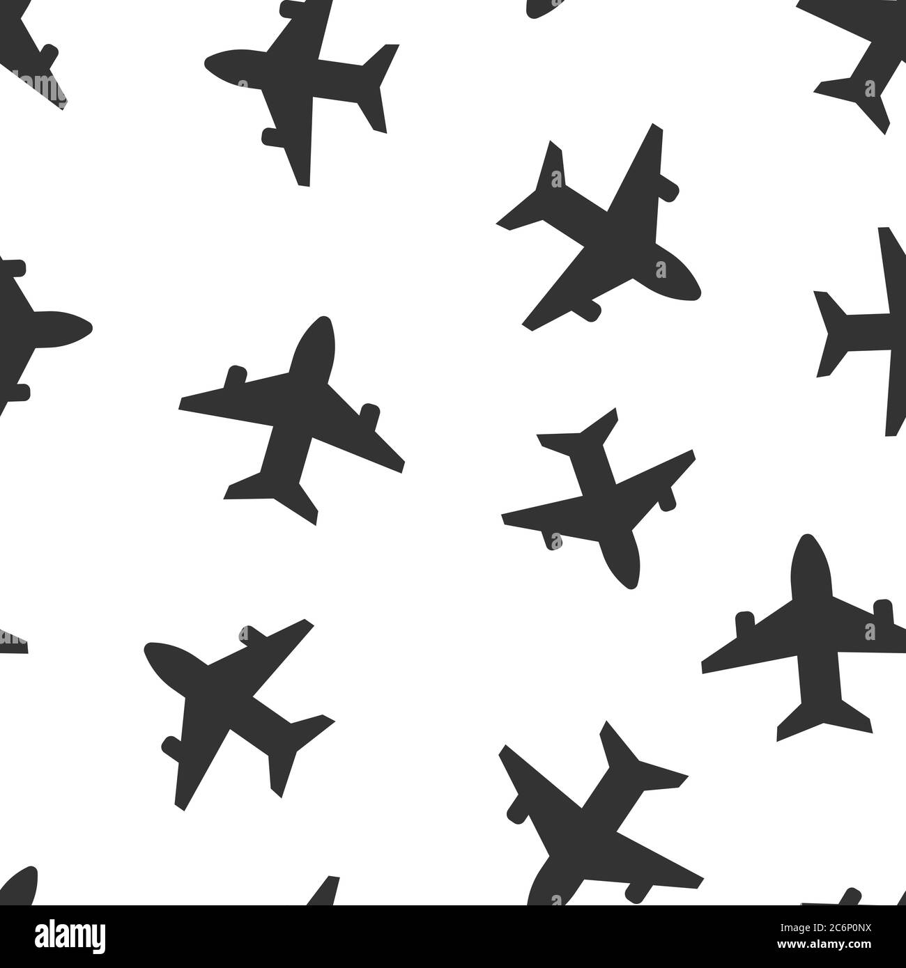 Plane icon in flat style. Airplane vector illustration on white ...