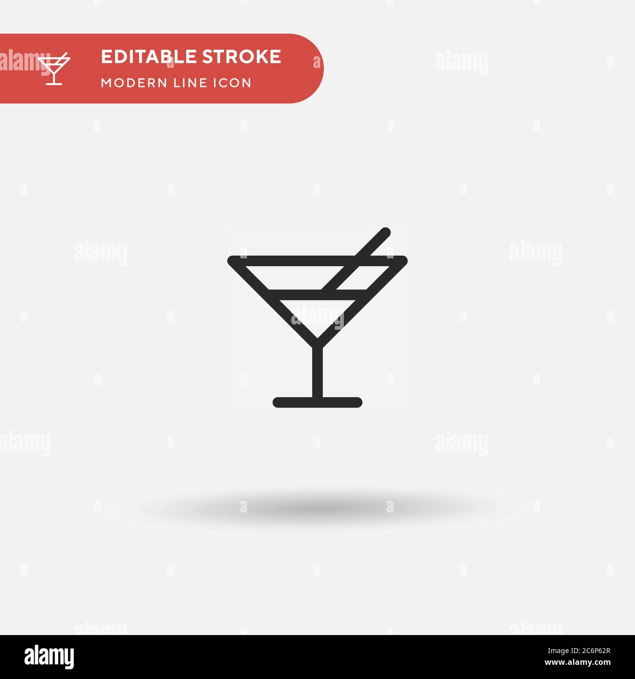 Bar Simple vector icon. Illustration symbol design template for web ...