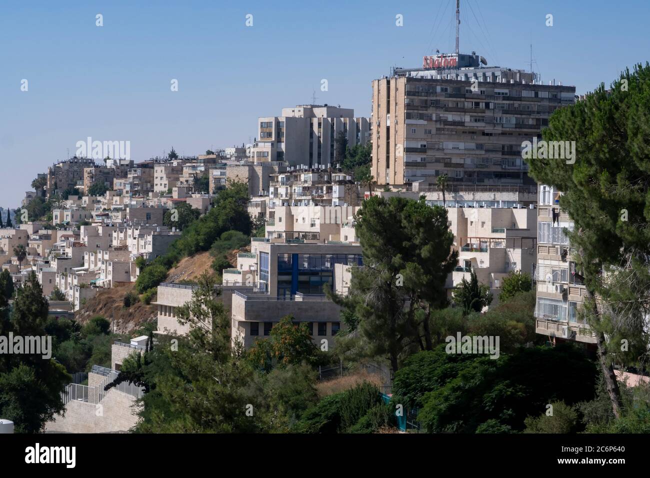 Bayit Vegan neighborhood in southwest Jerusalem Israel Stock Photo - Alamy