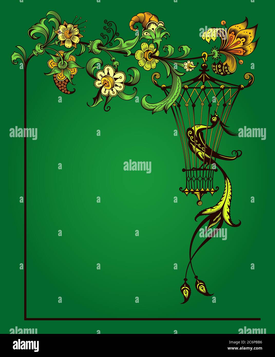 Victorian Bird Cage Stock Vector Images - Alamy