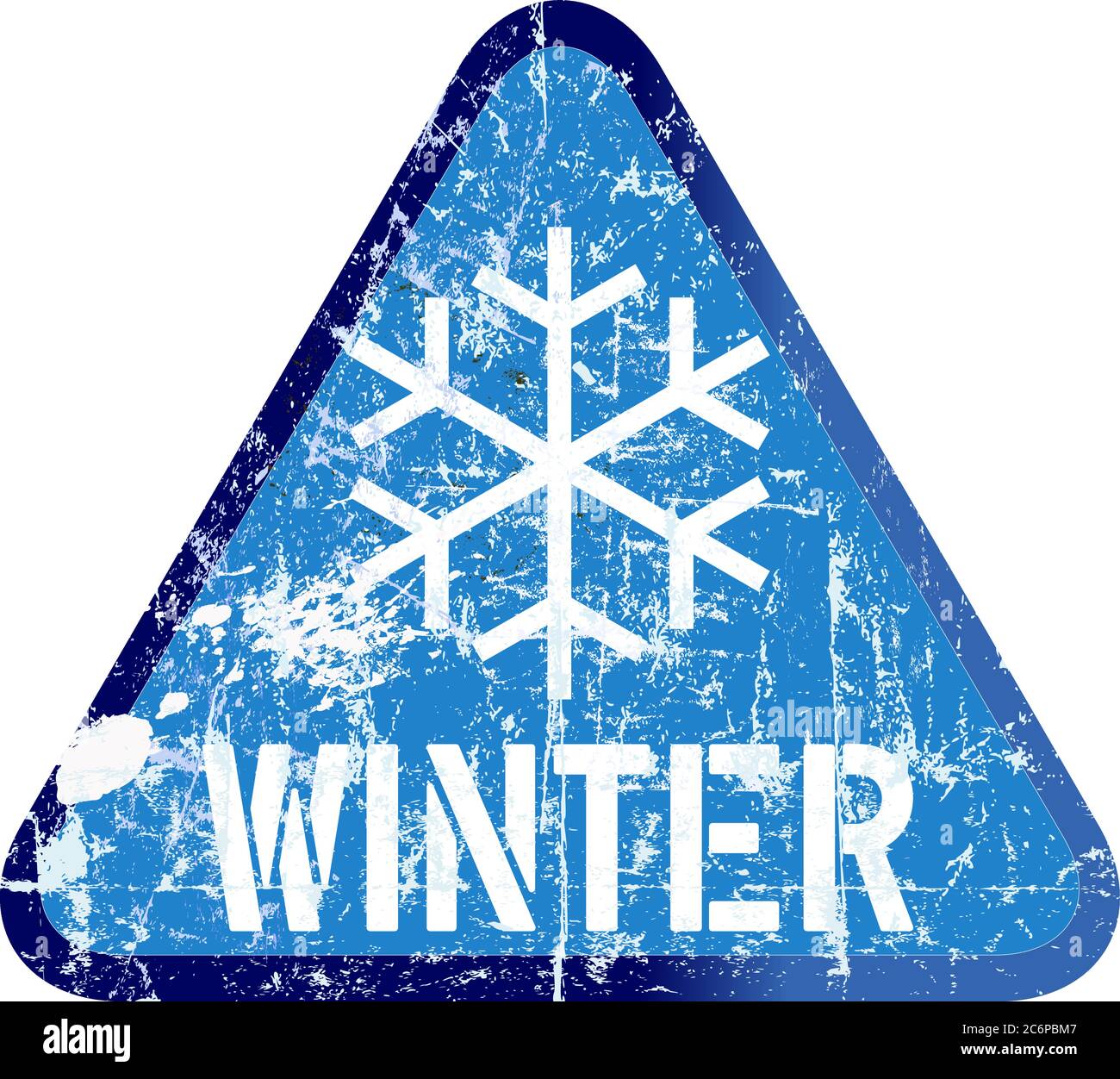Winter Warning Sign Vector Illustration Stock Vector Image Art Alamy winter-warning-sign-vector-illustration-stock-vector-image-art-alamy