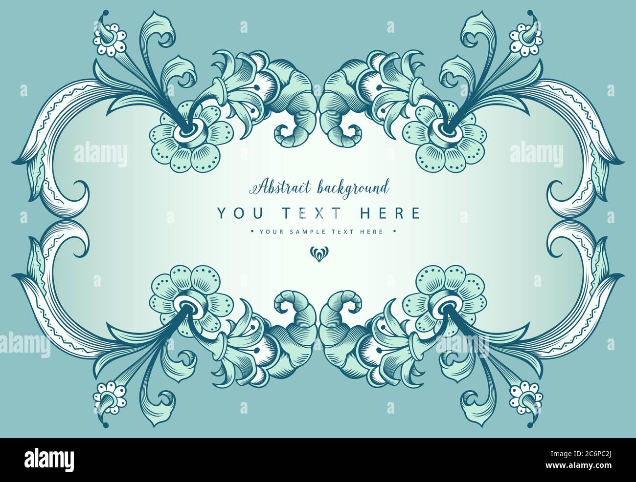 Floral hand drawn vector border Stock Vector Image & Art - Alamy