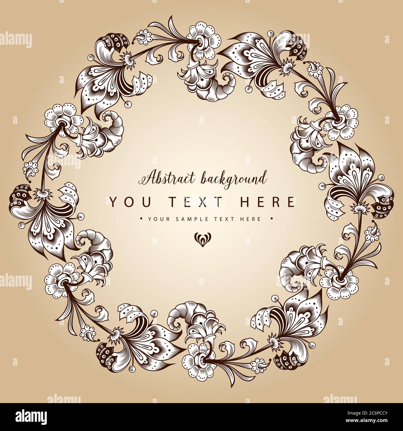 Floral hand drawn vector border Stock Vector Image & Art - Alamy