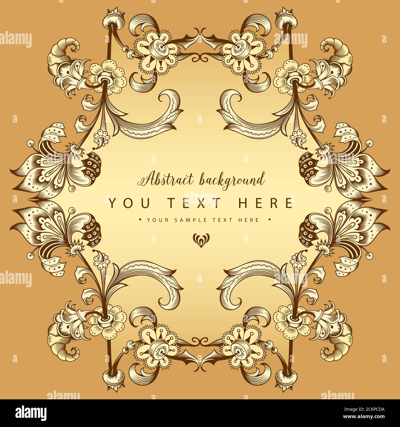 Floral hand drawn vector border Stock Vector Image & Art - Alamy