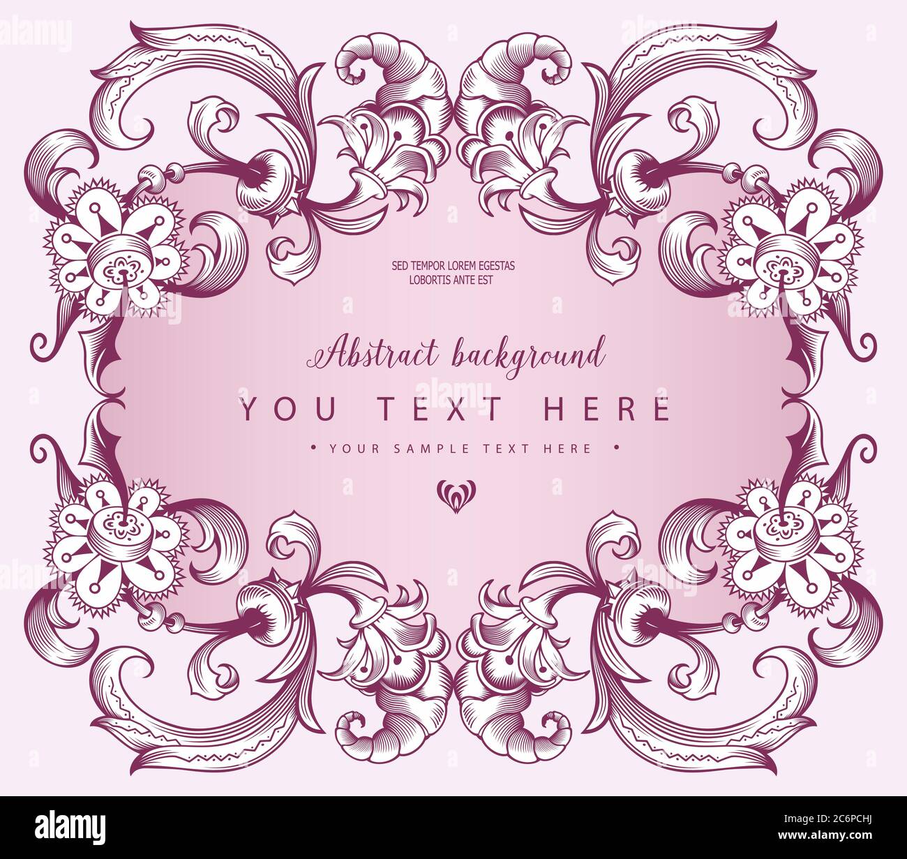 Floral hand drawn vector border Stock Vector Image & Art - Alamy