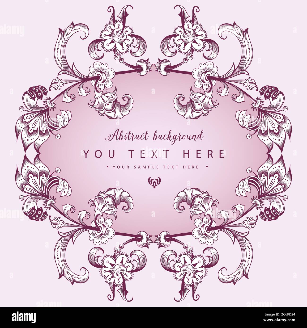 Floral hand drawn vector border Stock Vector Image & Art - Alamy
