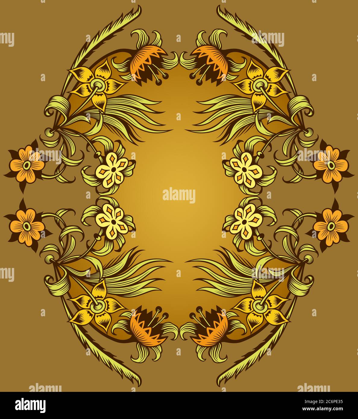 Floral hand drawn vector vintage border Stock Vector Image & Art - Alamy