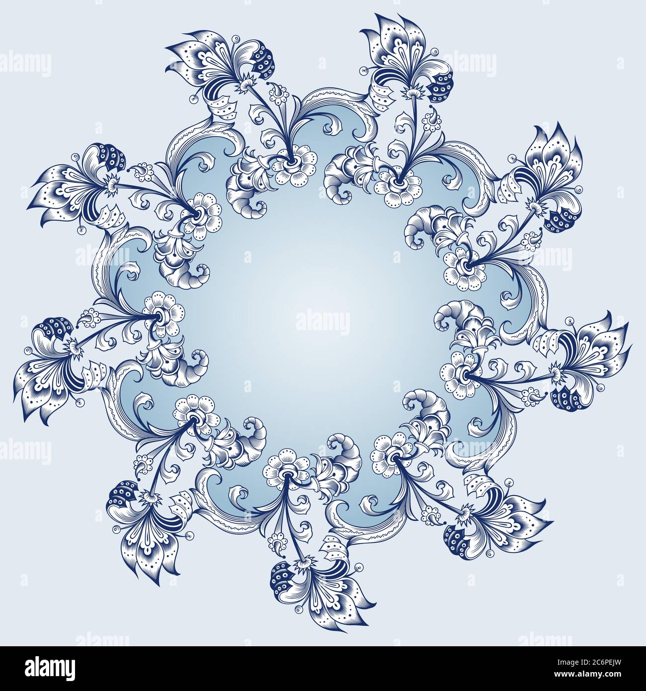 Floral hand drawn vector border Stock Vector Image & Art - Alamy