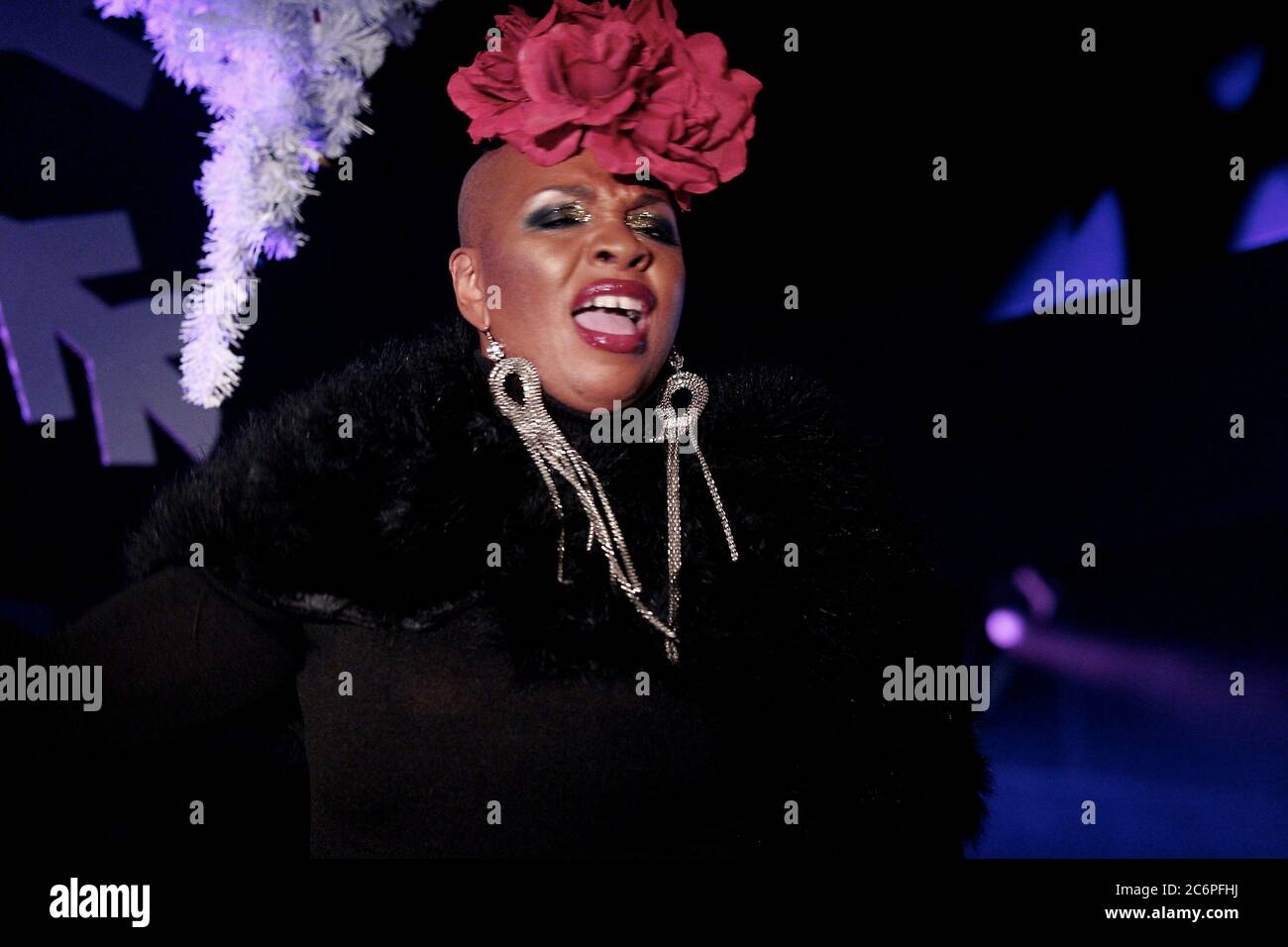 New York, NY, USA. 7 December, 2012. Janice Robinson, performs at the ...