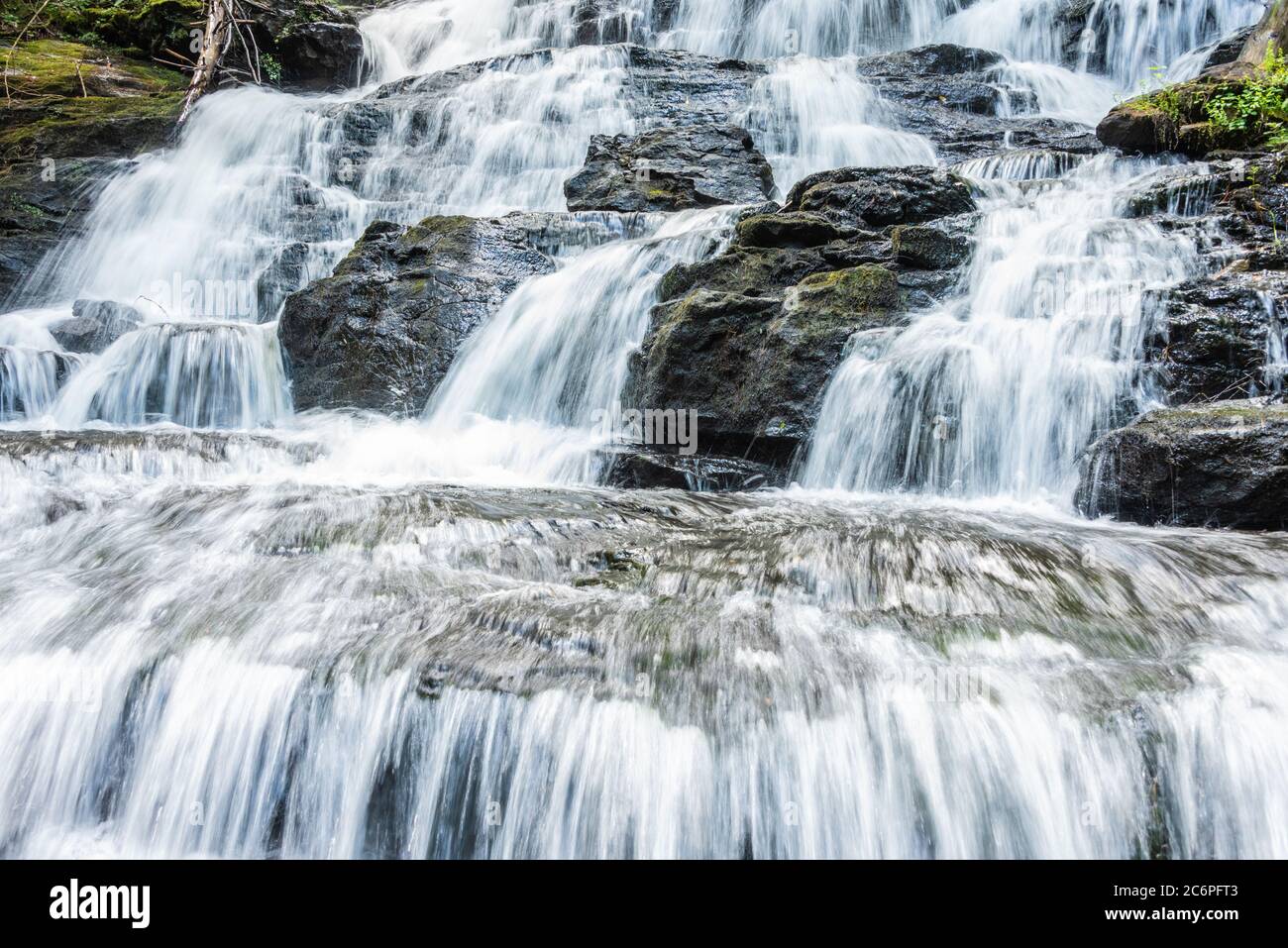 Trahlyta Falls at Vogel State Park in Blairsville, Georgia. (USA Stock