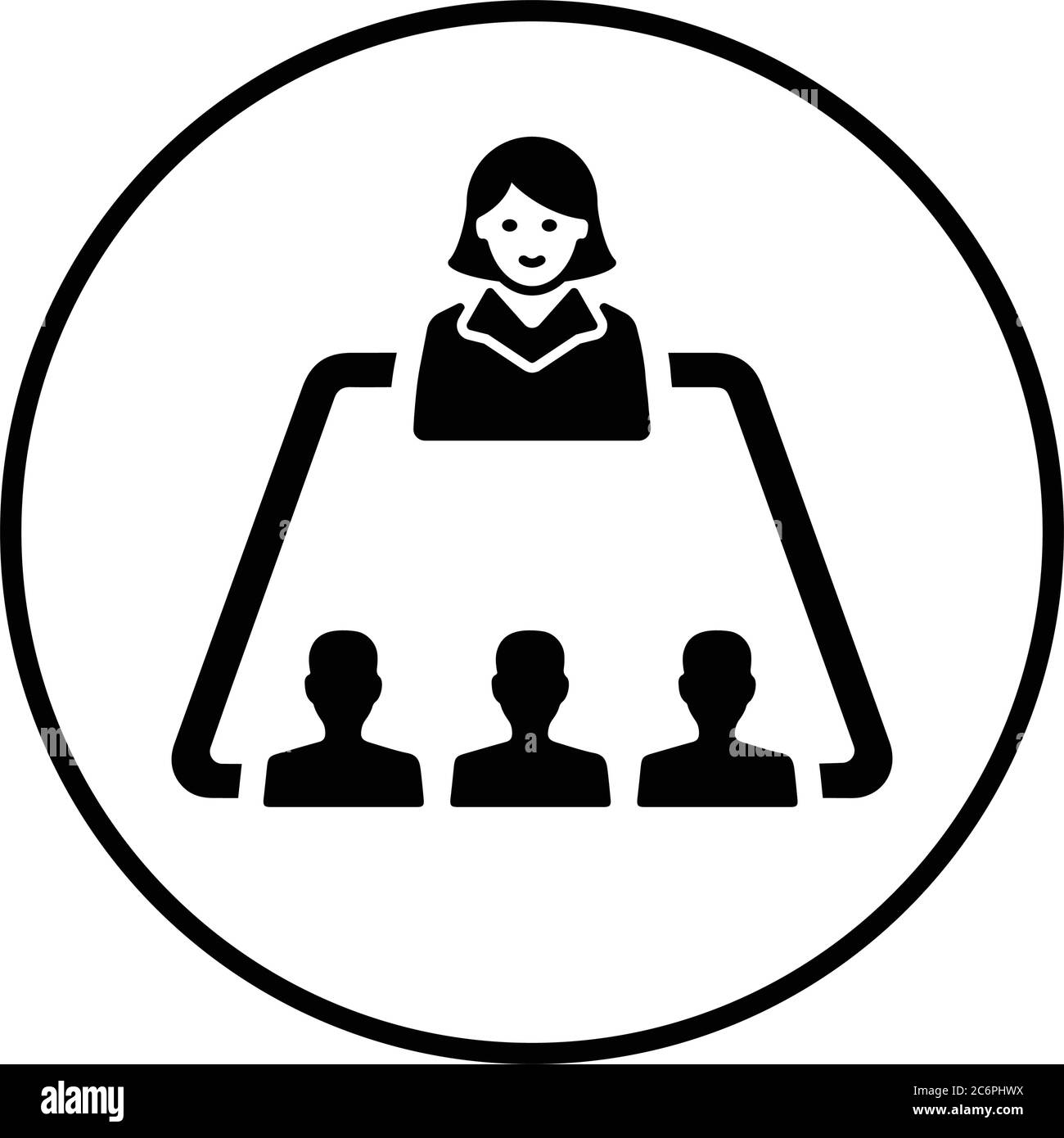 Corporate hierarchy Black and White Stock Photos & Images Alamy