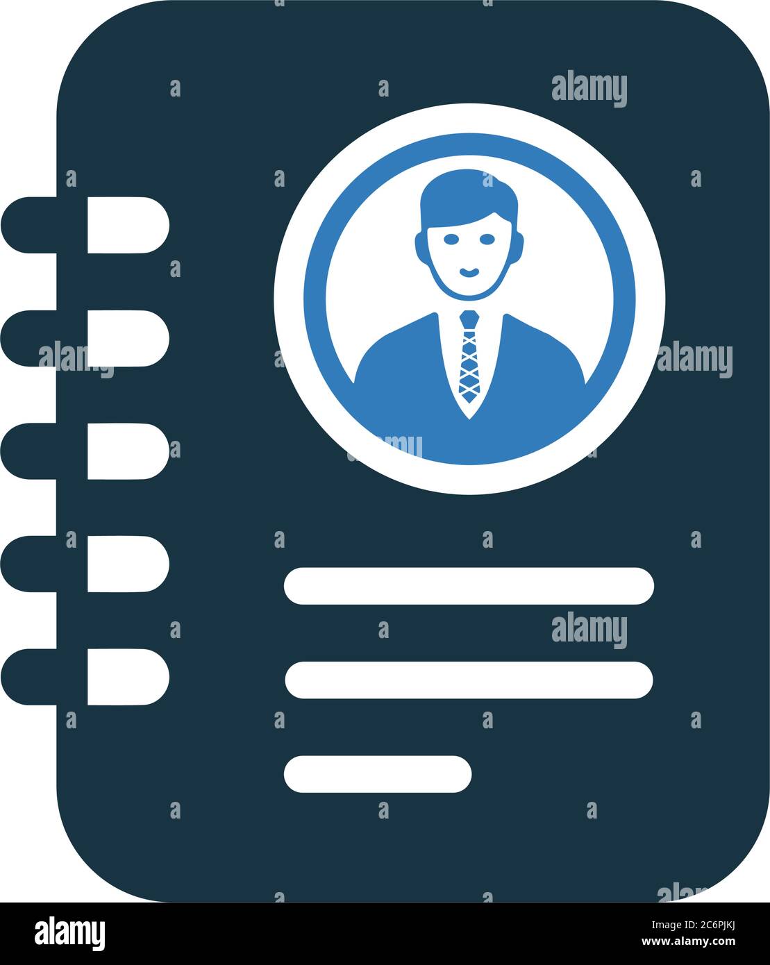 Notebook address phone book symbol hi-res stock photography and images ...