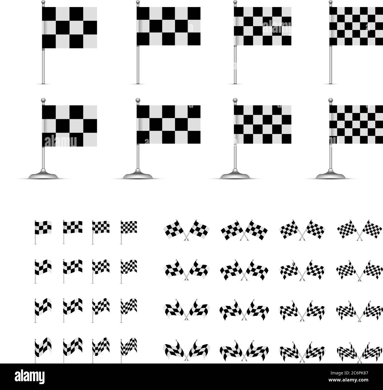 Formula one flag Cut Out Stock Images & Pictures - Alamy