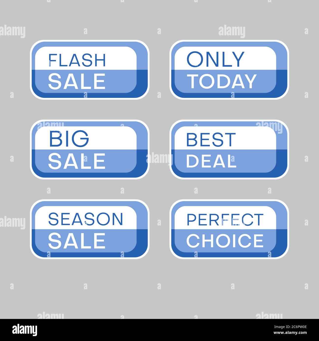 Set of discount labels to attract customers' attention. Timeless easy-to-read  design. Also suitable for web page ads, tags, discount offer price label  Stock Vector Image & Art - Alamy