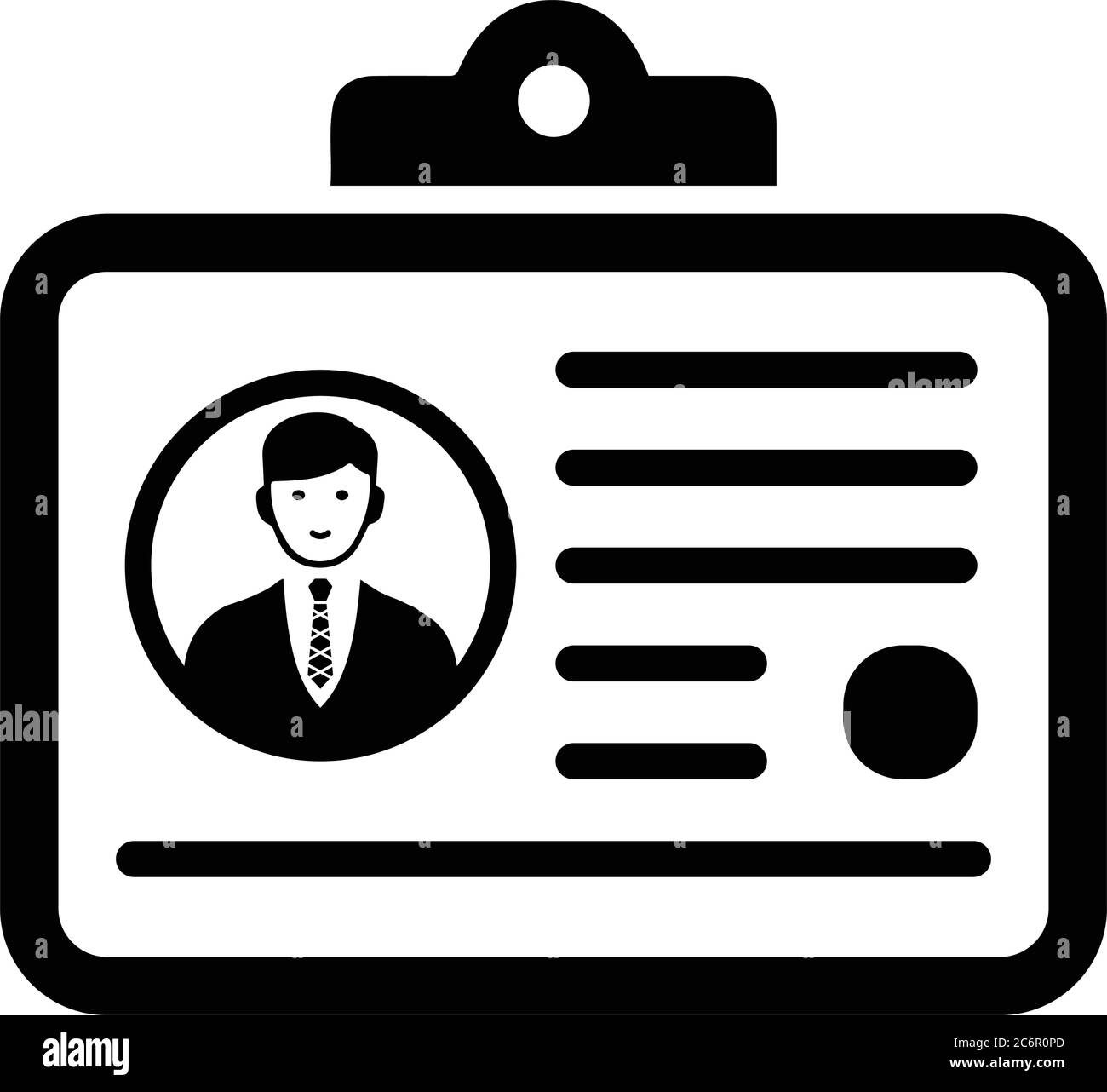 Id Identity Card Name Icon Use For Commercial Print Media Web Or Any Type Of Design Projects Stock Vector Image Art Alamy
