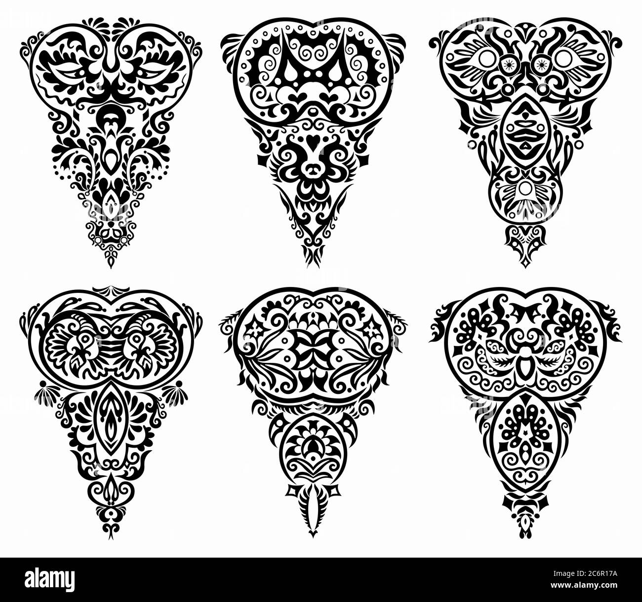Vector ornamental nature vintage design elements Stock Vector Image ...