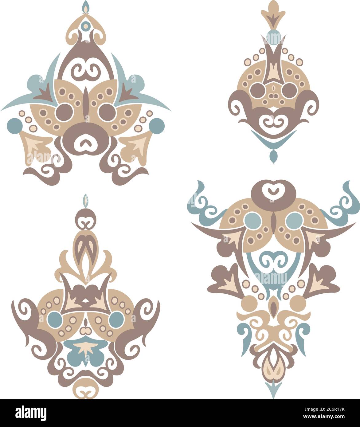 Vector ornamental nature vintage design elements Stock Vector Image ...