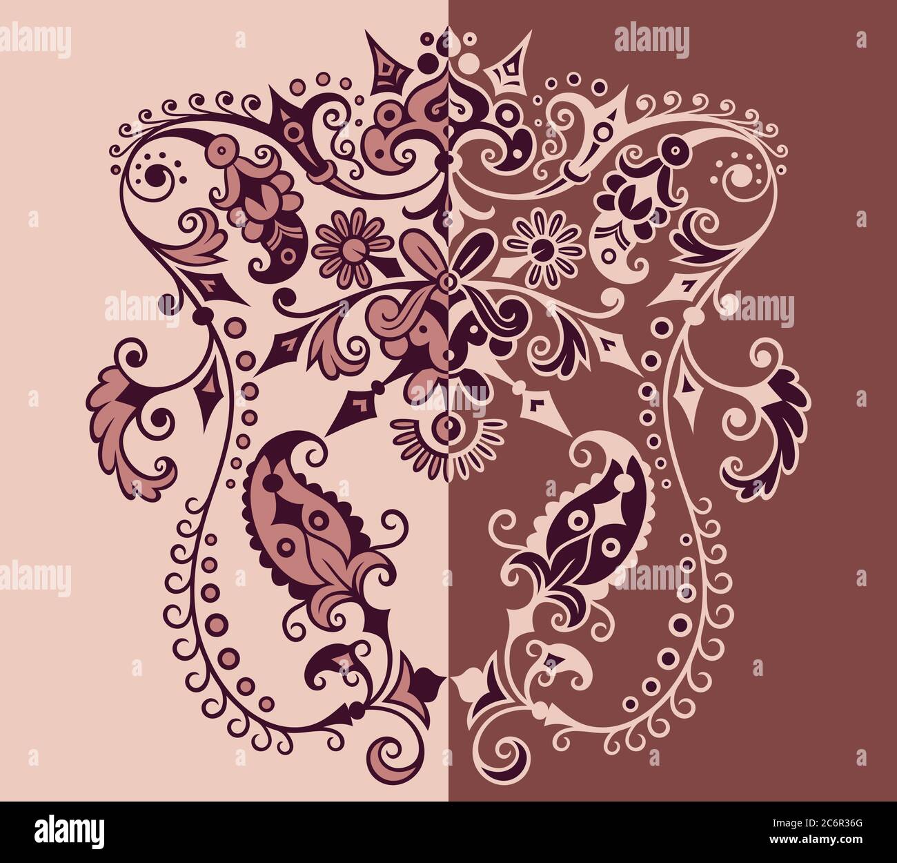 Vector ornamental nature vintage background Stock Vector Image & Art ...
