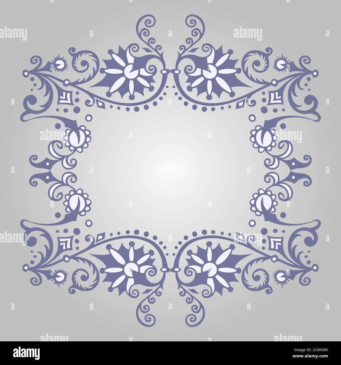 Vector ornamental nature vintage frame Stock Vector Image & Art - Alamy