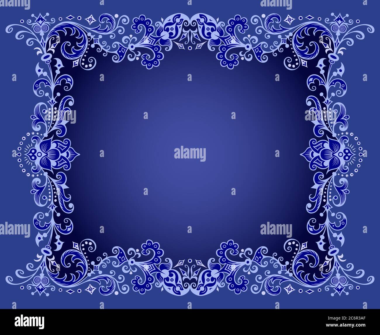 Vector ornamental nature vintage border Stock Vector Image & Art - Alamy