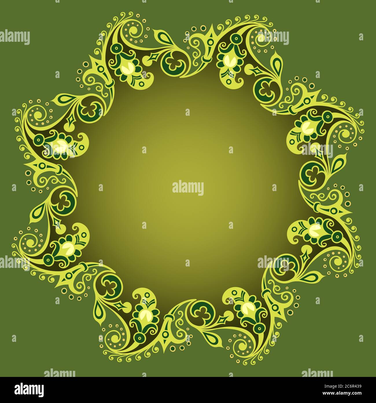 Vector ornamental nature vintage border Stock Vector Image & Art - Alamy