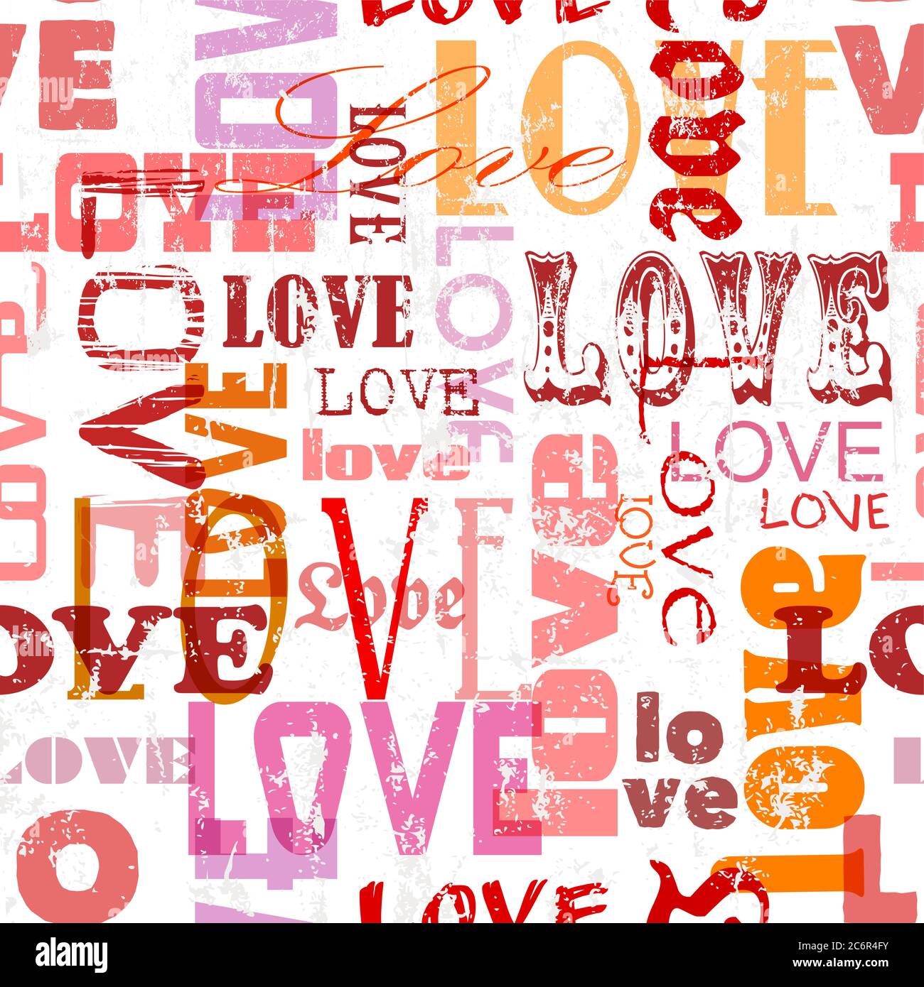 Love , seamless background,vintage and grungy illustration, this vector art can be used as a greeting card for wedding, engagement, valentines day. Stock Vector