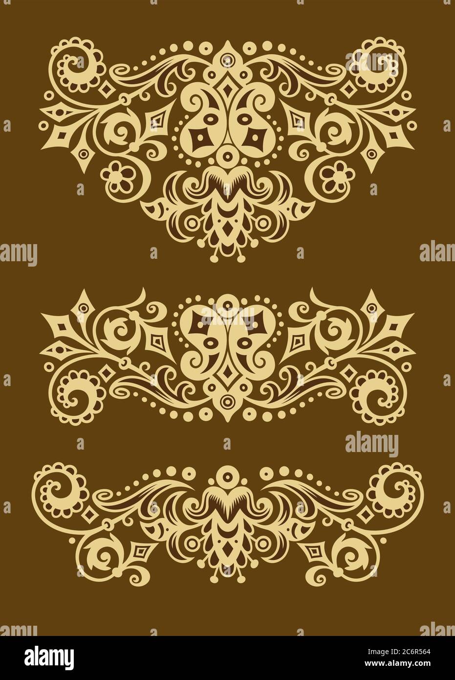 Vector ornamental vintage design elements Stock Vector Image & Art - Alamy