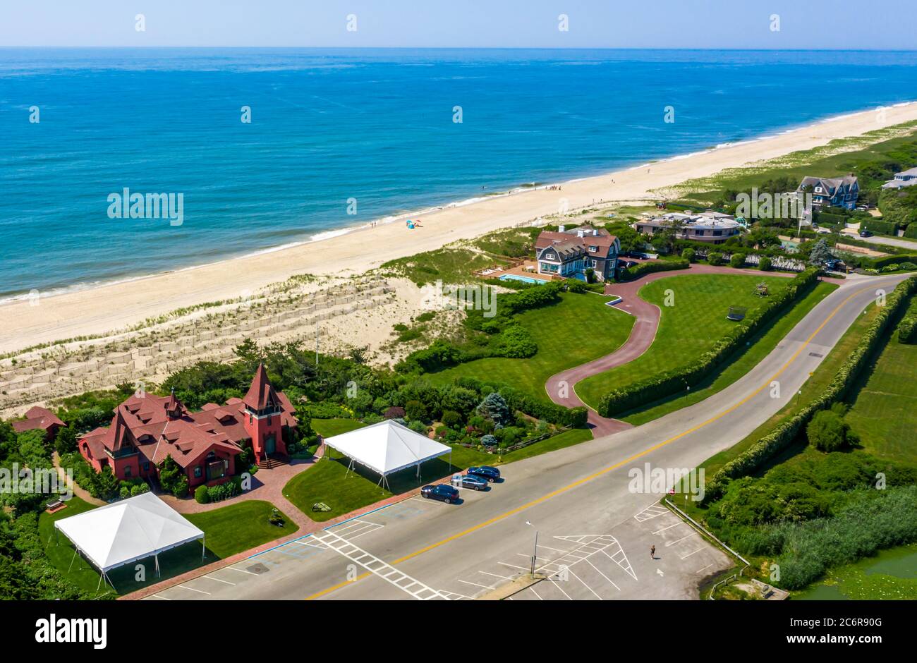 St Andrew's Dune Church, Southampton, NY Stock Photo