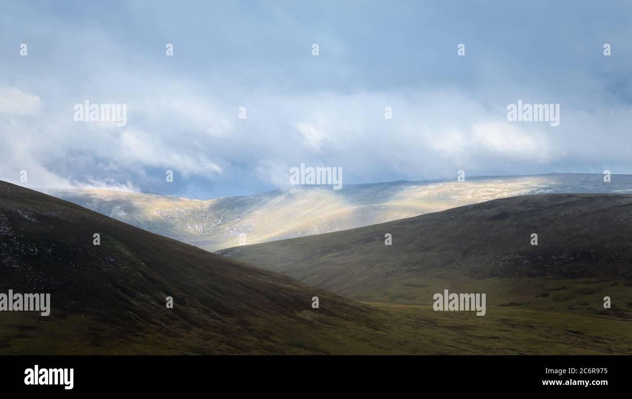 Hills in Clouds Stock Photo