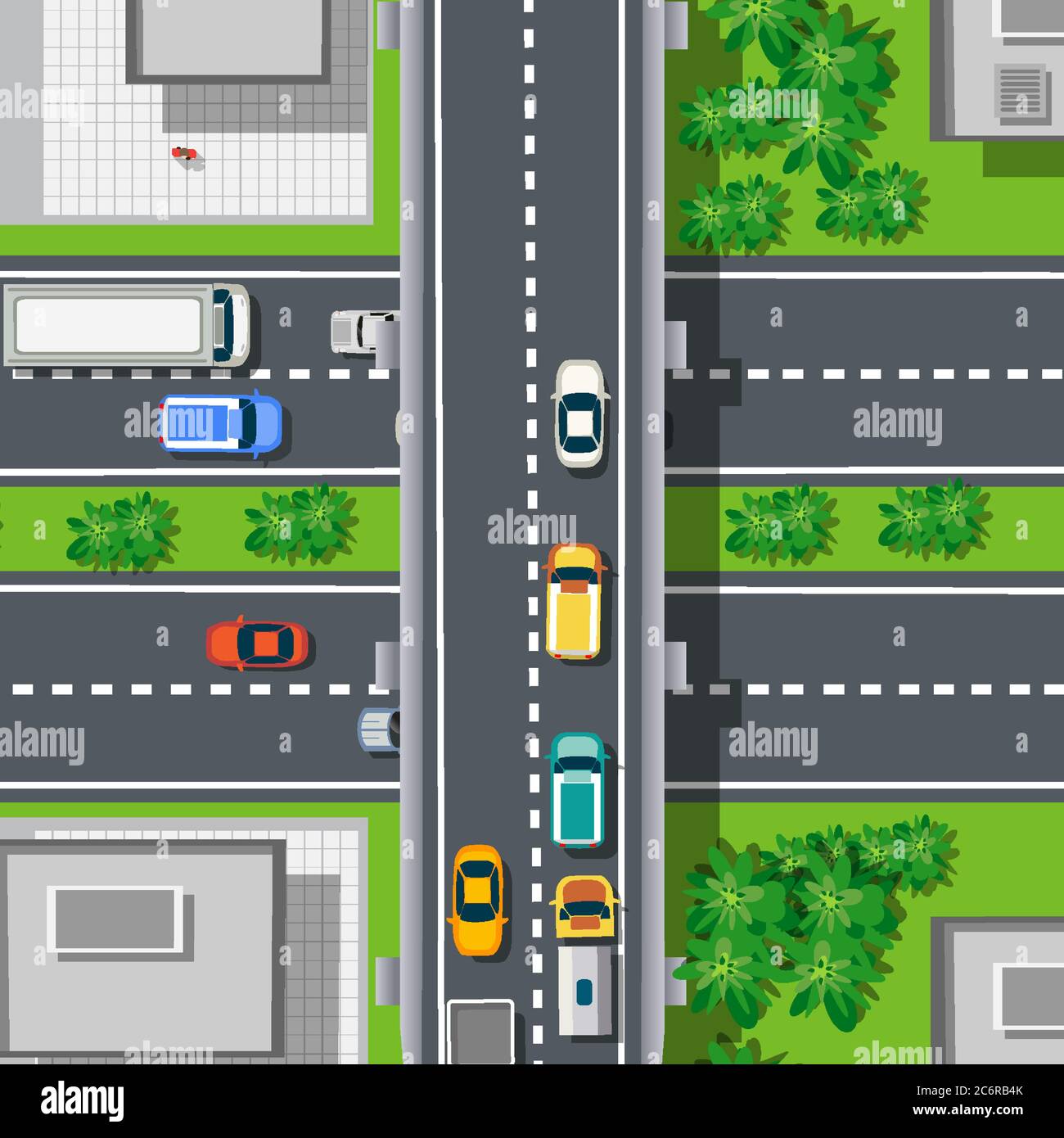 road top view clipart