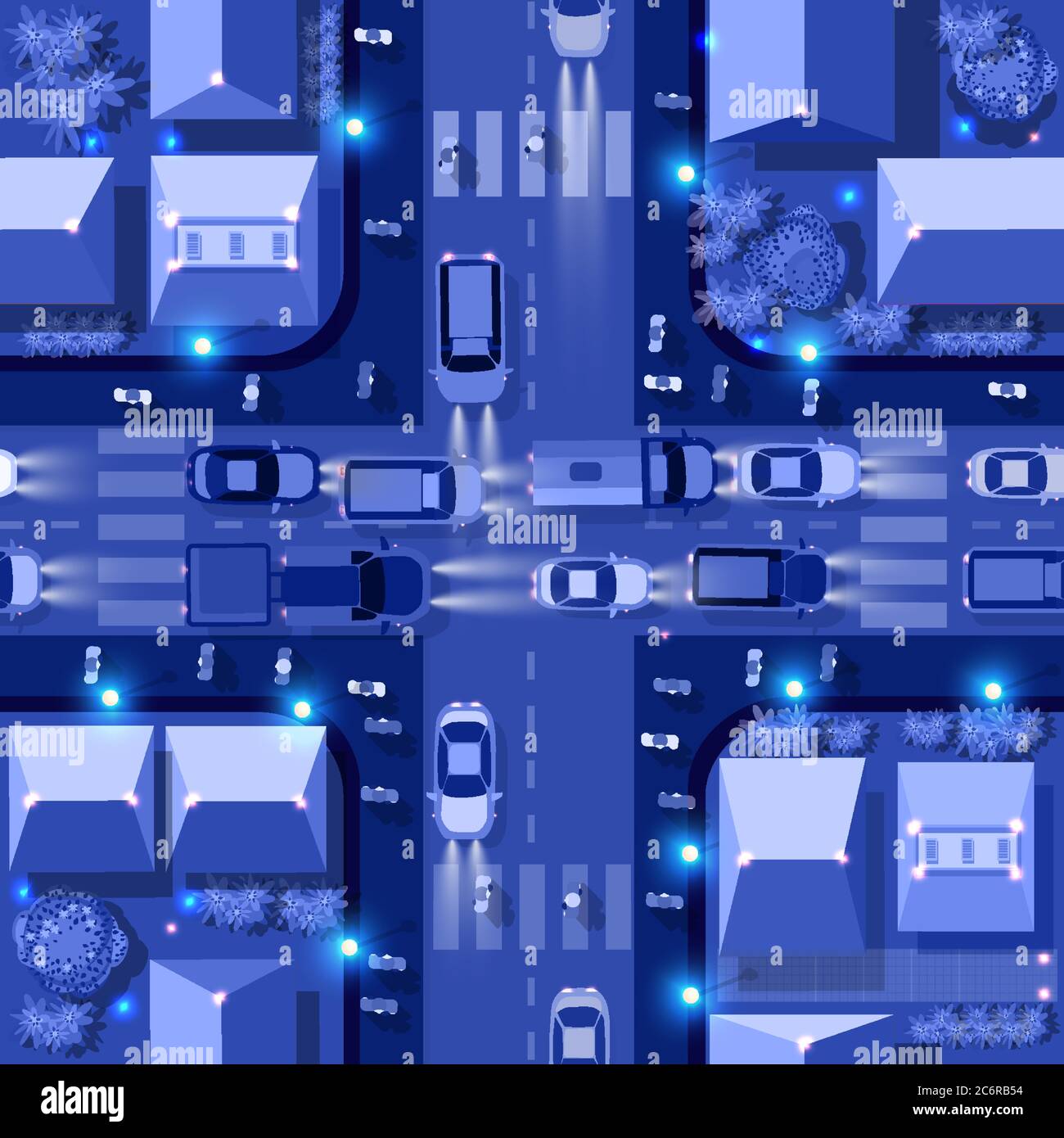 Ultraviolet building map top view city electric Stock Vector Image