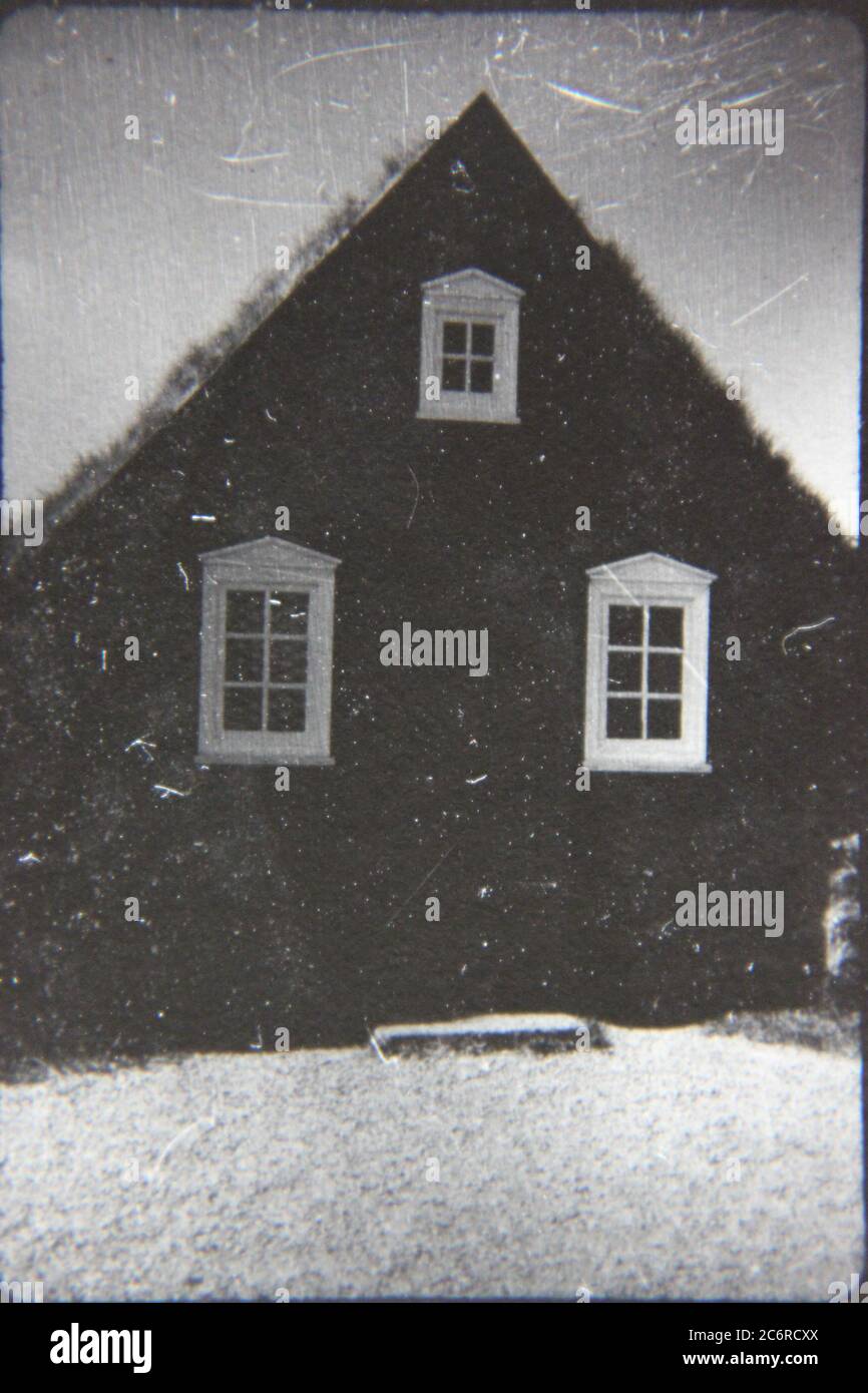 Fine 70s vintage black and white lifestyle photography of a rustic ...