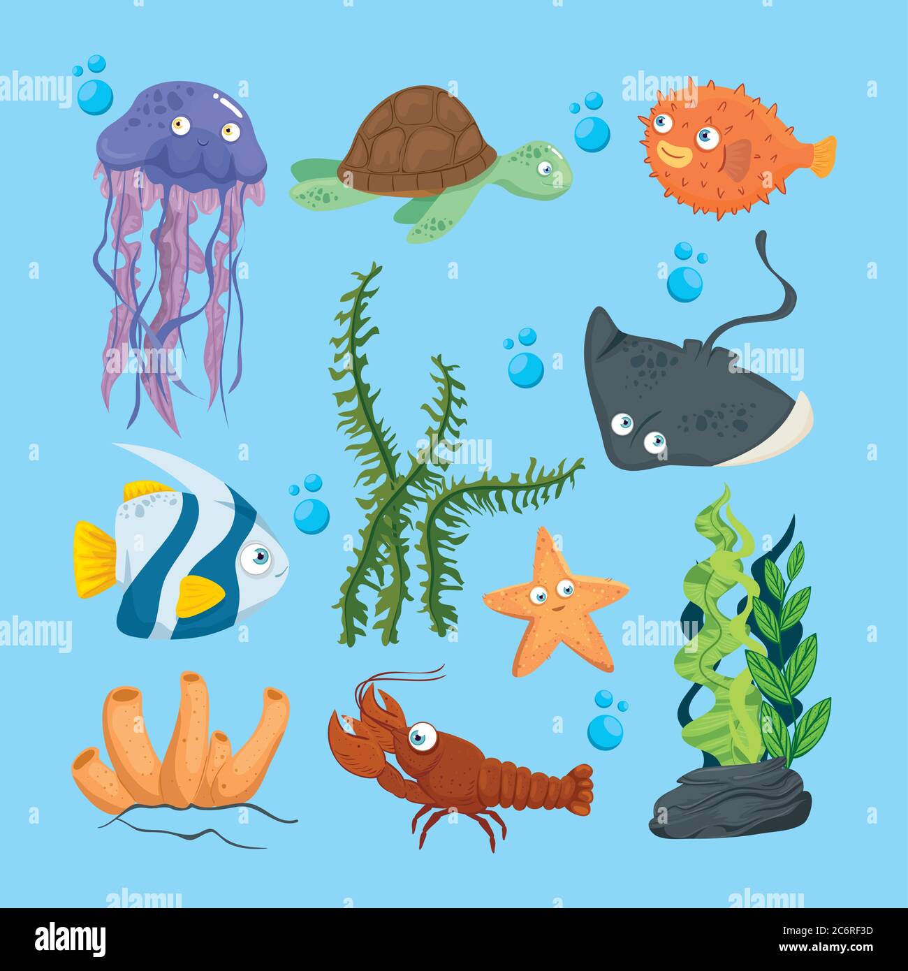 xxx and wild marine animals in ocean, sea world dwellers, cute underwater creatures, undersea fauna of tropic Stock Vector Image & Art - Alamy xxx and wild marine animals in ocean, sea world dwellers, cute underwater creatures, undersea fauna of tropic Stock Vector Image & Art - Alamy