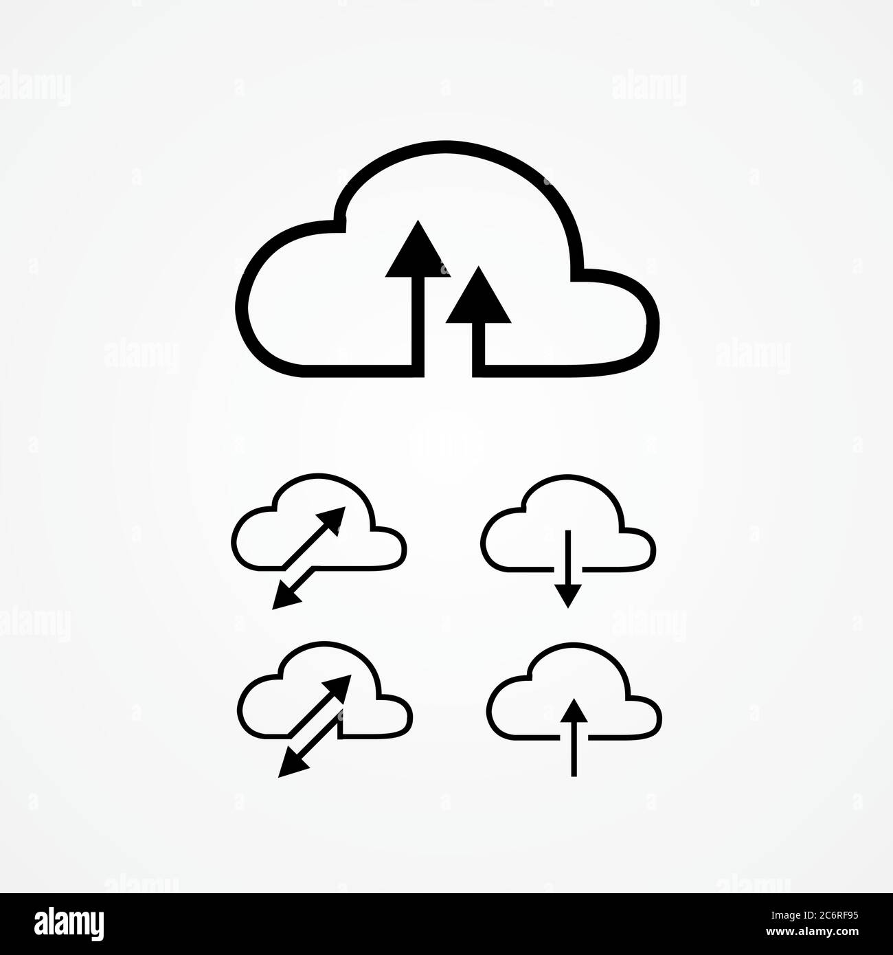 cloud computing vector illustration. transfer, sharing, upload and