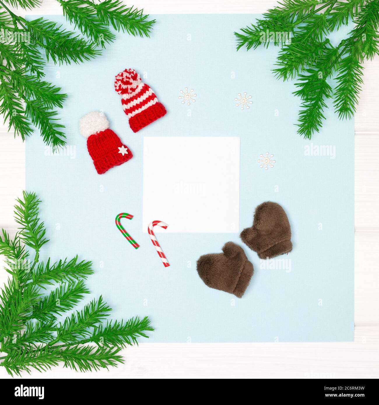 Creative winter holidays layout hi-res stock photography and images - Alamy
