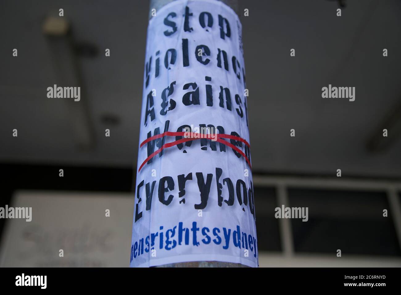 Stop violence against women poster hi-res stock photography and images ...