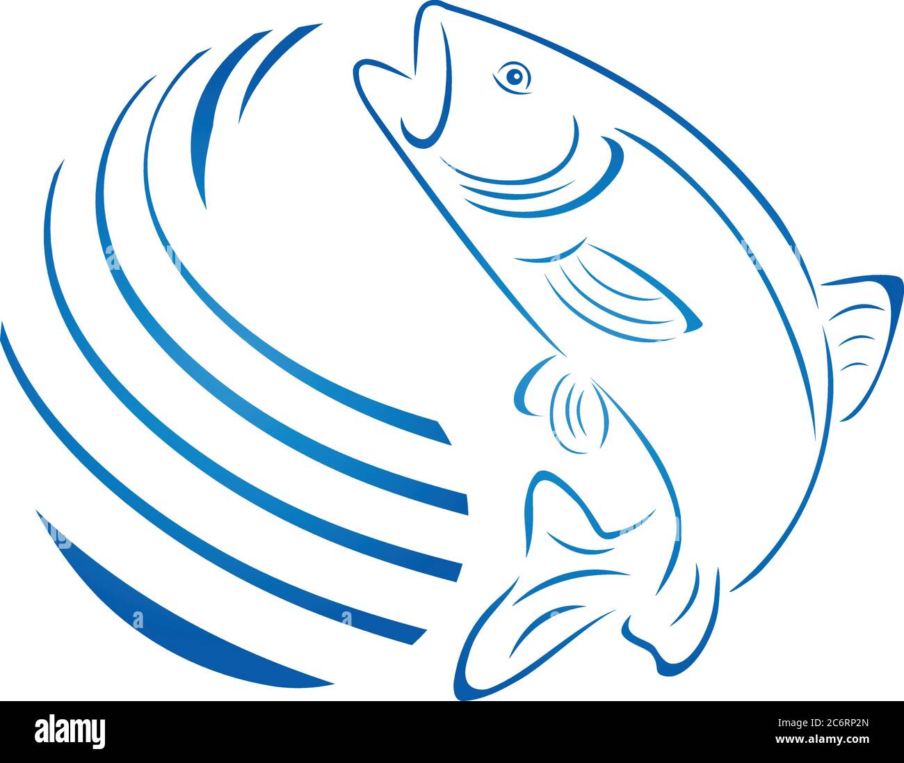 Fish, trout, fishing, sports, logo Stock Vector Image & Art - Alamy
