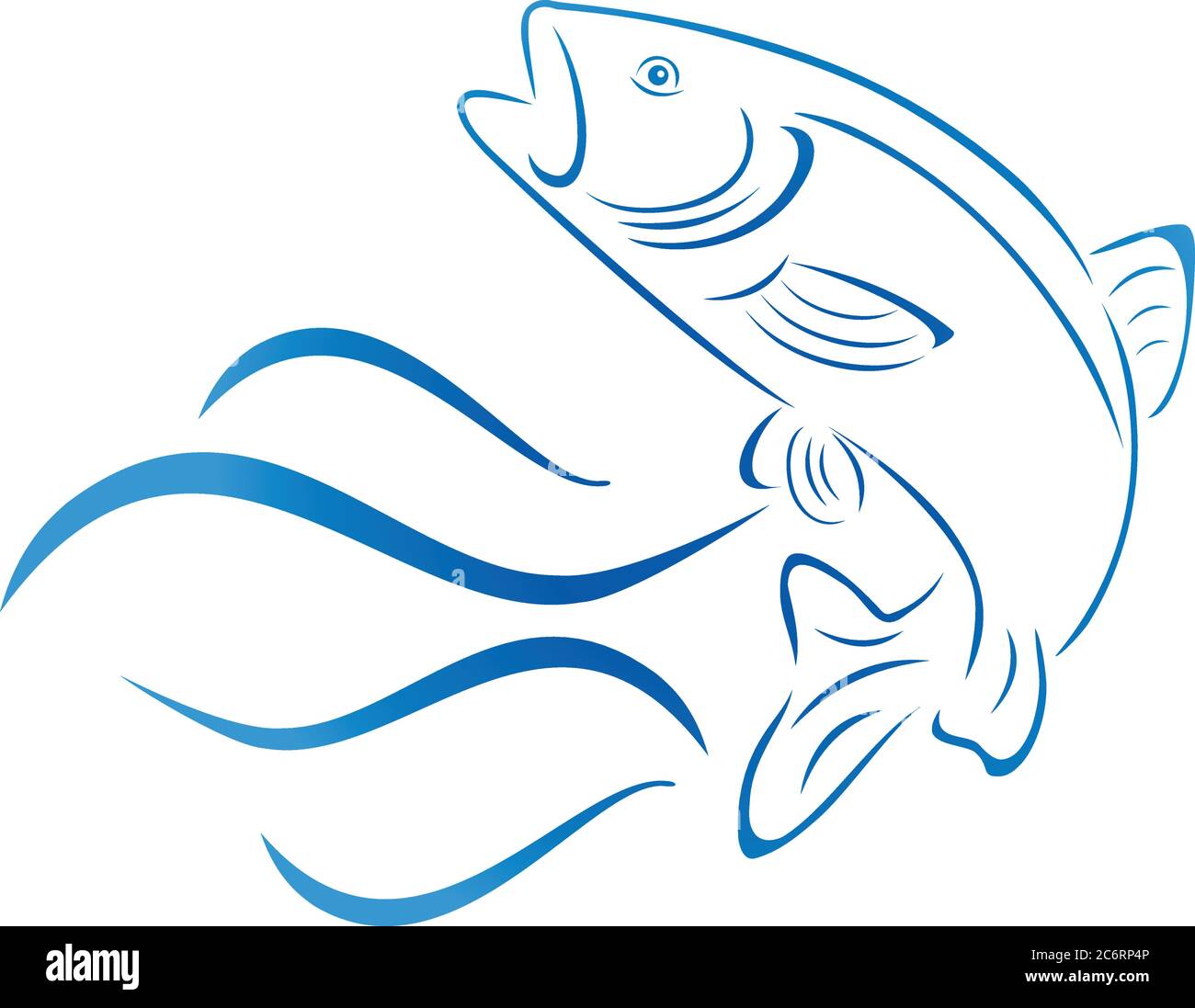Fish, trout, fishing, sports, logo Stock Vector Image & Art - Alamy