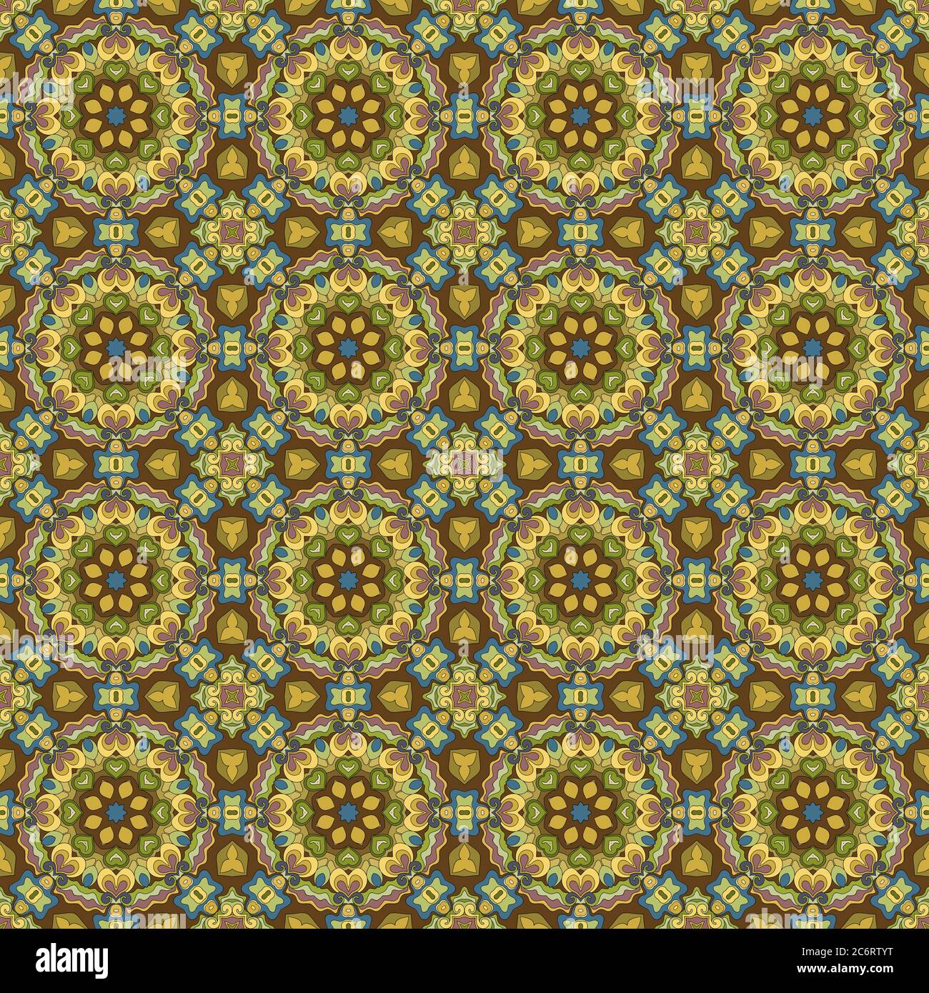 Vector abstract ethnic hand drawn background Stock Vector Image & Art ...