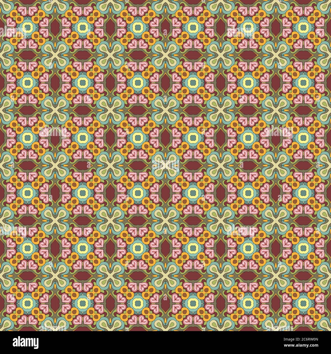Vector abstract ethnic hand drawn background Stock Vector Image & Art ...