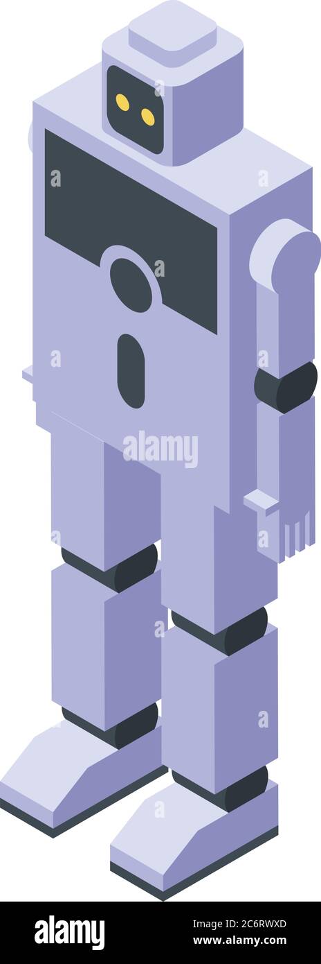 Robot programming icon, isometric style Stock Vector Image & Art - Alamy