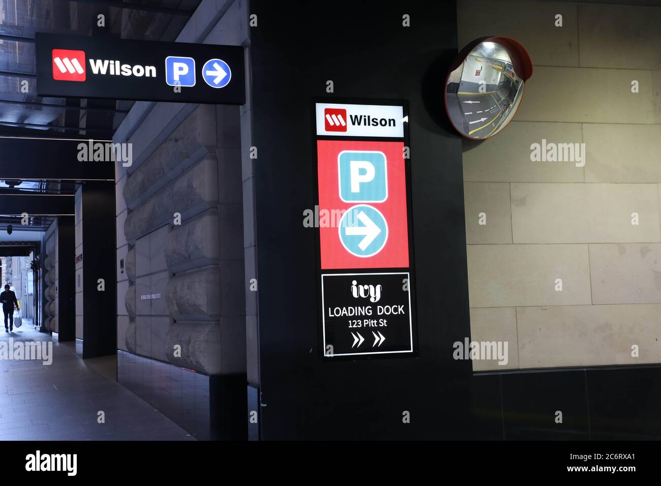 Wilson Parking On Pitt Street Sydney NSW Australia Stock Photo Alamy