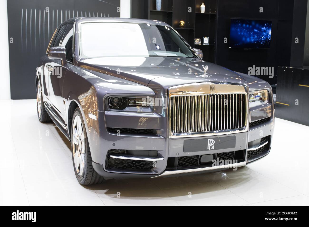 BANGKOKTHAILAND  APRIL 4 New Classical Car Brand RollsRoyce Editorial  Photography  Image of industry power 52430157